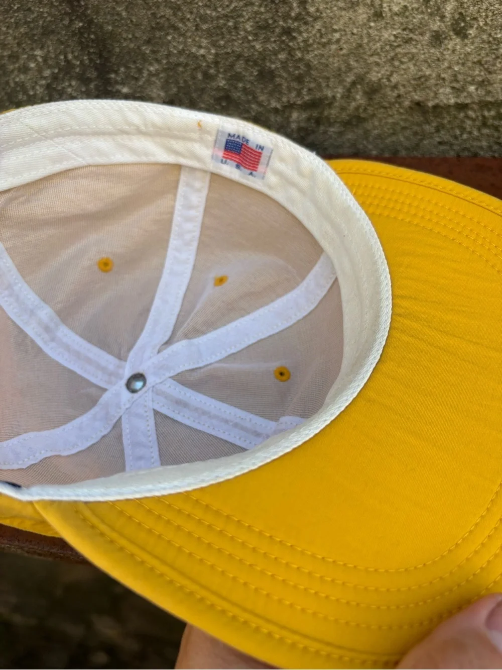 Belief NYC Run Club 6 Panel Hat OSFM Yellow New York Running